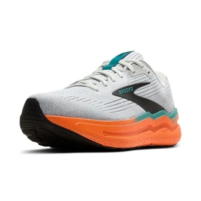 Image de Brooks Ghost MAX 2 Chaussures de running sur route, Homme, Taille: 43, Grey orange teal Textile
