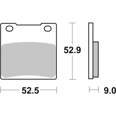Image de TRW Organic Allround MCB531 Jeu de plaquettes frein