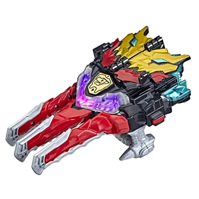 Image de Power Rangers Unisexe, Dino Knight Morpher, jouet électronique, sons et lumières, inclut clé Knight, inspiré de la série télé, Multicolore, 15 centimeters