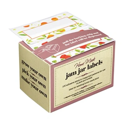 Image de 100 Etiquettes autocollantes pour confiture Home Made 6,5x9,5cm?