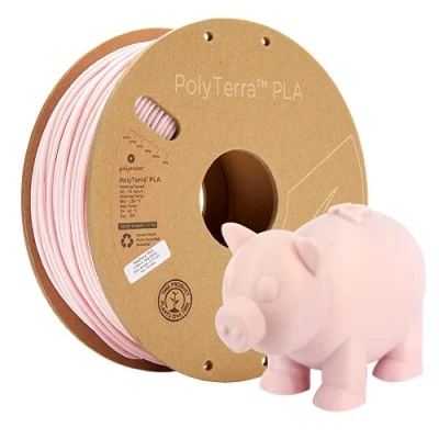 Image de Polymaker 70868 PolyTerra PLA Filament 2.85 mm 1000 g rose (mat), pastel 1 pc(s)