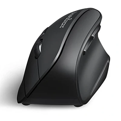 Image de perixx Perimice 804 Souris Ergonomique Bluetooth pour Windows, Android Tablet et PC Noir