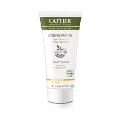 Image de Cattier Crème mains sèches Argile blanche