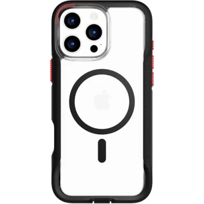 Image de tech21 EvoPro pour Attleborough Compatible avec MagSafe Coque de Protection Contre Les Chocs 21x testée Selon la Norme Militaire Transparent/Noir