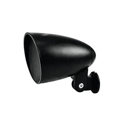 Image de OMNITRONIC PS 2.5WB 1 Paire d&#039;enceintes de projecteur Noires 2 Haut parleurs 2,5&quot; résistants aux intempéries avec Support Mural, 70 W RMS / 8 ohms