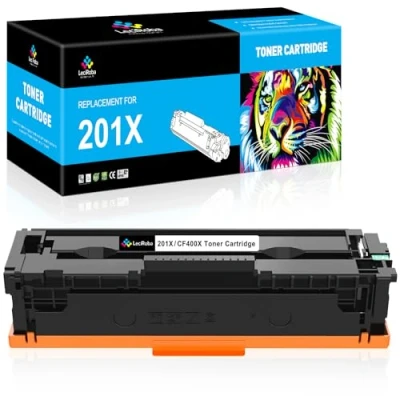 Image de LeciRoba 201X CF400X pour HP 201A CF400A CF401X CF401A CF402X CF402A CF403X CF403A Cartouches de toner Color Laserjet Pro M252dw M252n, MFP M277dw M274. n M277c6
