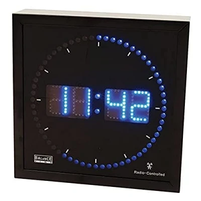 Image de Balance Horloge Murale LED en Aluminium [HE CLOCK 27]