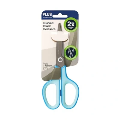 Image de Plus Japan FCC SC 175S BL Fitcut Curve Ciseaux en Acier Inoxydable 17,5 cm Bleu