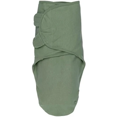 Image de MEYCO Baby Uni Pucksack, Premier équipement du Nouveau né (Bandeau pour bébés de 0 à 3 Mois, Confort Sommeil Doux, 100% Coton, Respirant, Aide au Sommeil), Vert forêt