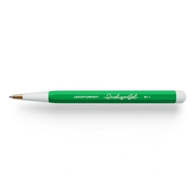 Image de LEUCHTTURM1917 372215 Drehgriffel Nr. 1, Stylo à bille avec encre bleue, Spring Leaf