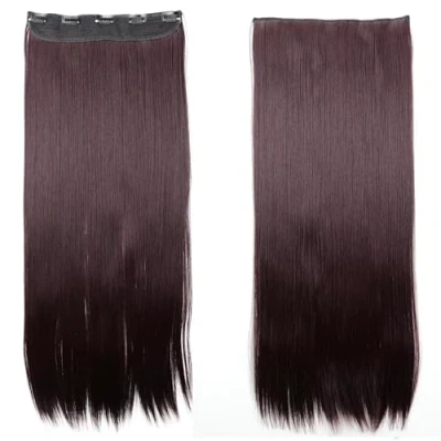 Image de CAISHA 70cm Clip in Extenisons Extensions De Cheveux Postiche Raide Vin Rouge C67