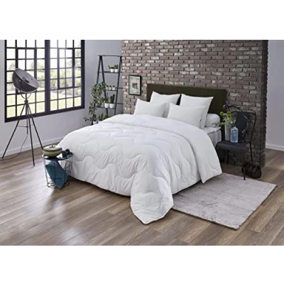 Image de DODO Couette Chaude Ultra Gonflante 140x200 pour lit 1 Personne Maxiconfort Thermolite Douce et Fibre Recyclée Fabriqué en France Lavable Machine à 40c