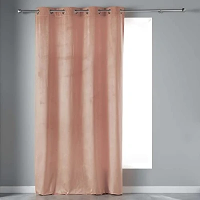 Image de Douceur d&#039;Intérieur Rideau A Oeillets, Kaki, 140 x 240 CM
