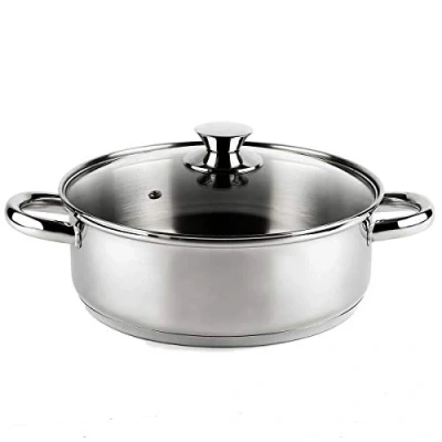 Image de Vier CI26 Casserole à induction en acier inoxydable 18/10, 26 cm