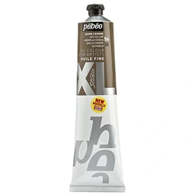 Image de Pébéo Huile Fine XL 200 ml Peinture à l’Huile Jaune Cendré 200056