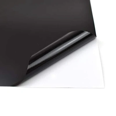 Image de Evergreen Goods Lot de 20 feuilles A4 autocollantes imperméables en vinyle mat brillant pour machines découpe (noir mat)