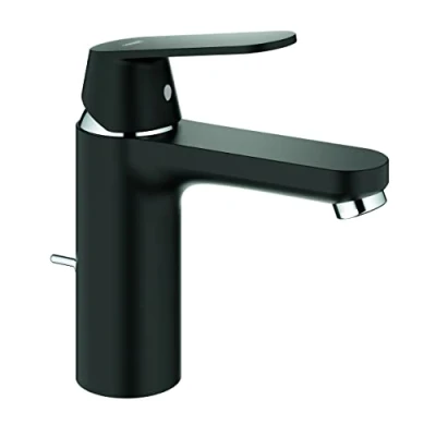 Image de GROHE Eurosmart Cosmopolitan 23325KW0 Mitigeur monocommande à économie d&#039;eau Taille M Surface durable Noir
