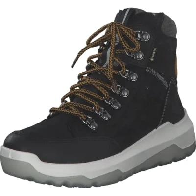 Image de Superfit Garçon Space Botte de neige, Noir Gris Jaune 0000, 36 EU Large