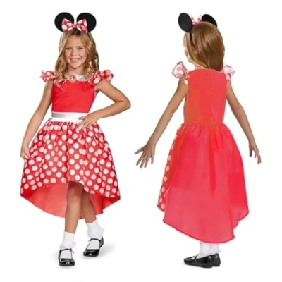 Image de DISGUISE 129399M EU 6 Déguisement Minnie classique (Eu), taille XS (3T 4T), multicolore