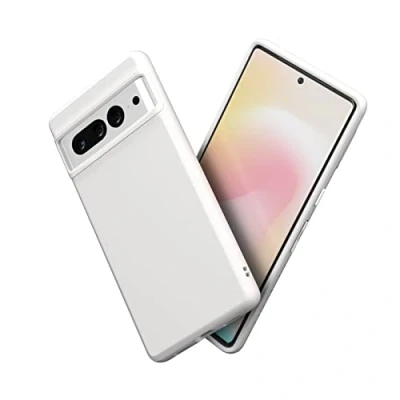 Image de RhinoShield Coque Compatible avec [Pixel 7 Pro] SolidSuit Fine Technologie d&#039;absorption des Chocs et Finition Premium Matte Blanc Classic