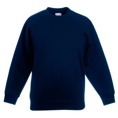 Image de Fruit of the Loom Sweat à manches ensemble Enfant (9 11 ans) (Bleu Foncé), bleu foncé, 9 ans