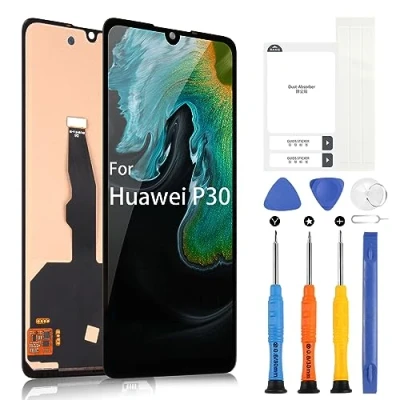 Image de ARSSLY Écran LCD pour Huawei P30 ELE L29 L09 TL00 L04 Tactile Digitizer Assemblée avec Outils(6.1&quot;, Noir)