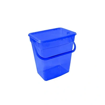 Image de Plast Team Boîte de rangement pour poudre à lessive avec couvercle (6 l, bleu)
