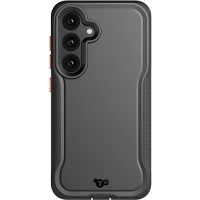 Image de tech21 Evo Pro Coque pour Samsung S24 : 6,1 m Protection Militaire Anti Chute, avec améliorée de l&#039;appareil Photo, 2 Cordons Inclus Plus durabilité et sécurité Noir