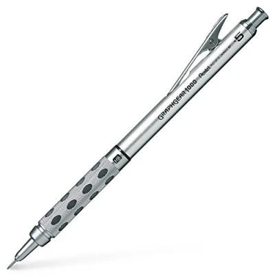 Image de Pentel Graphgear 1000 Porte Mine 0,5 mm Canon Rentrant Métal