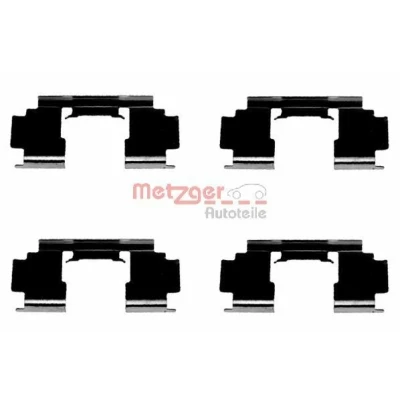 Image de METZGER 109 1276 Kit d&#039;accessoires, plaquette de frein à disque HONDA: CIVIC 7 Hatchback, 6 Fastback, Aerodeck, MG: MG ZR 3/5 portes