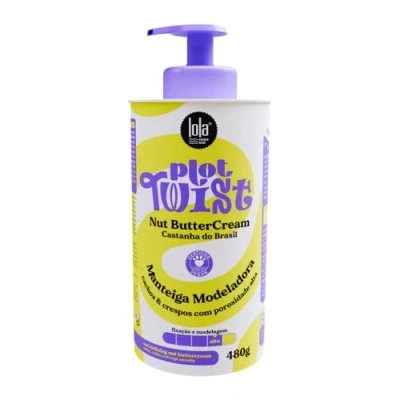 Image de Lola Cosmetics Plot Twist Nut Butter Cream Beurre de Modelage 480g Définition et Contrôle pour Tous Types Cheveux
