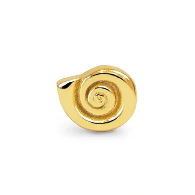 Image de SINGULARU Boucle d&#039;oreille à l&#039;unité Coast en Argent Sterling avec Finition Plaquée Or 18Kt Boucles d&#039;oreilles Motif et Fermoir Papillon Bijoux pour femmes