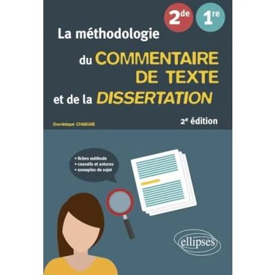 Image de la méthodologie du commentaire de texte et dissertation Livre d’occasion Correct