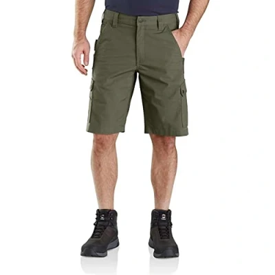 Image de Carhartt Rugged Flex Relaxed Fit Ripstop Cargo Work Short Utilitaire de Travail, Basil, 31W pour des Hommes
