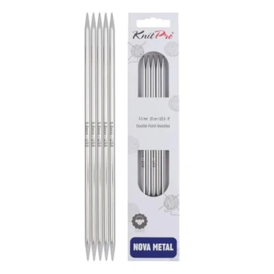 Image de KnitPro KP10111 Nova Aiguille Pointe Double Bois Multicolore 20 x 2,5 18 cm