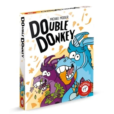 Image de Piatnik 6681 Double Donkey Un mélange amusant et émotionnel de dés jeu cartes Dès 8 ans