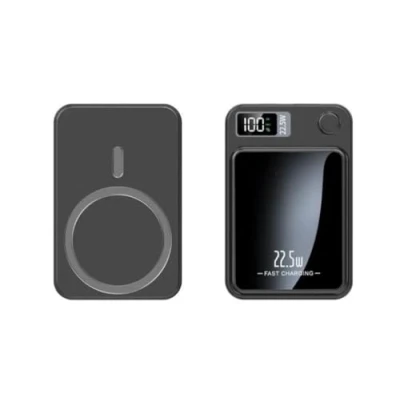 Image de Batterie Externe à Induction pour iPhone 10 000mAh Noir