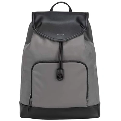 Image de Targus Sac à dos Newport Drawstring 17 L, pour ordinateur portable jusqu&#039;à 15&quot; pouces avec compartiment spécial, étanche pochettes zippées Gris, TSB96404GL