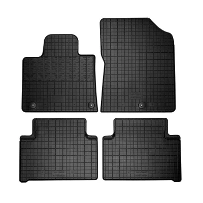 Image de AutoStyle CK RKI02 Ensemble de tapis sol caoutchouc avant et arrière 4 noir