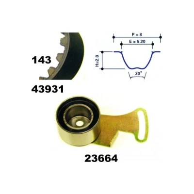 Image de MAPCO 23938 Kit de distribution 143 ROVER: 25 3/5 portes, 400 45 Berline, MG: MG ZR TF Cabriolet, ZS Berline