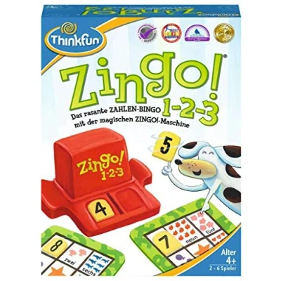 Image de Ravensburger 76352 Thinkfun Zingo 12 Jeu de 3 en langue allemande