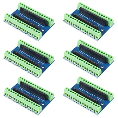 Image de AITRIP I/O Shield Lot de 6 cartes d&#039;extension pour Arduino Nano