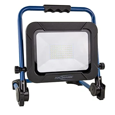 Image de ANSMANN Projecteur de chantier rechargeable FL4500R (1 pce) LED professionnel d&#039;une puissance 4500 lumens Lampe portative à haute autonomie