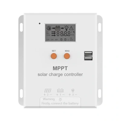 Image de Y&amp;H MPPT Contrôleur de charge Solaire 20A 12V 24V Compensation Température Panneau Régulateur Maximum PV Input 75VDC Travail avec AGM, Gel Flooded et Lithium