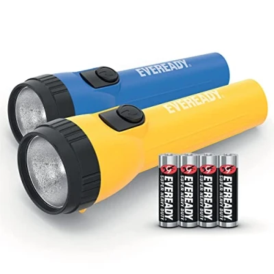 Image de Energizer Eveready Lampe de Poche LED, Torche Colour Change, Longue Autonomie, Piles Incluses, Lot 2 [Exclusivité Amazon]