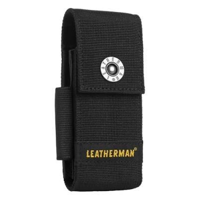 Image de Leatherman Étui nylon avec poches Noir Taille L Compatible les modèles Charge, Crunch, Rebar, Rev, Sidekick Skeletool, Wave et Wingman