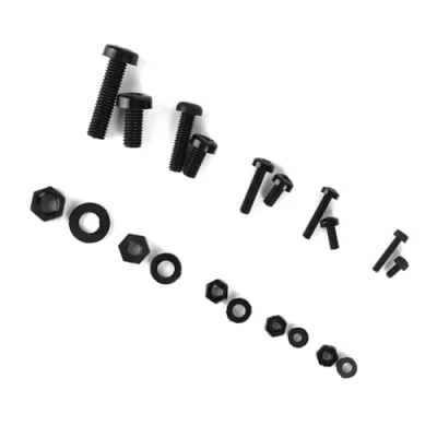 Image de 270Pcs Nylon Hex Vis Boulon Ecrou Rondelle Kit D&#039;assortiment, assortiment de Fixations M2/M2.5/M3/M4/M5