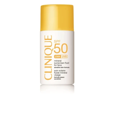 Image de Clinique SPF50 Mineral Fluid FOR FACE Protection solaire, Taille: 30 ml,