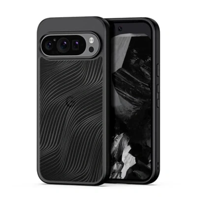 Image de DUX DUCIS [Aimo Series Coque, conçu pour Google Pixel 9/9 Pro, étui de téléphone résistant aux Chocs, Noir