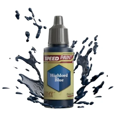 Image de The Army Painter Speedpaint 2.0 Highlord Blue, peinture acrylique non toxique unique, solution de à contraste en une seule couche pour miniatures table fantasy, 18ml